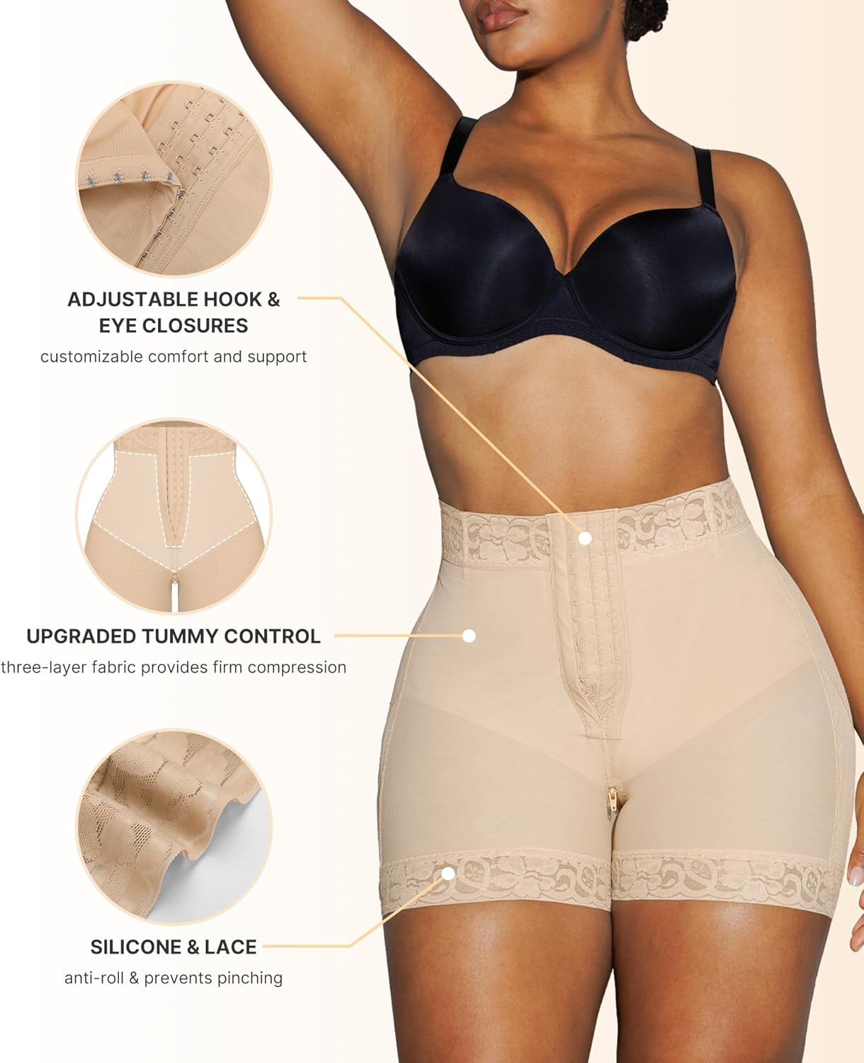 Ultrabequeme Shaping-Shorts – Verfeinern Sie Ihre Figur mit Eleganz und Komfort! 