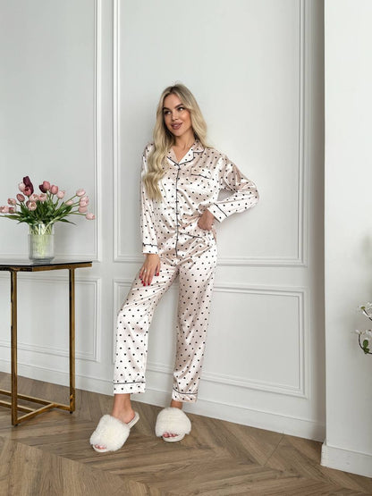 Silk pajamas