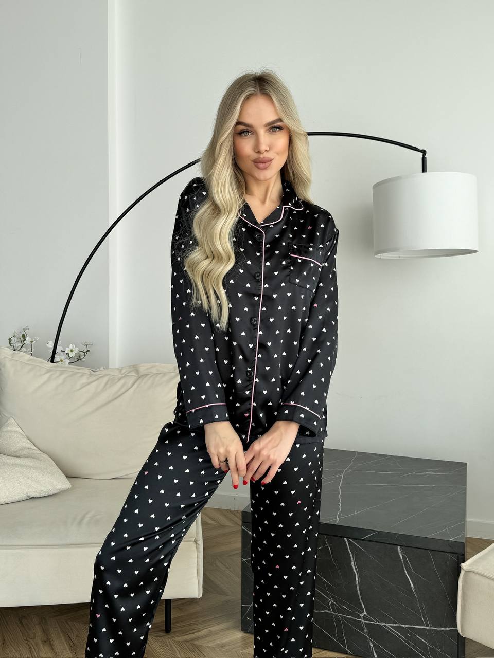 Silk pajamas