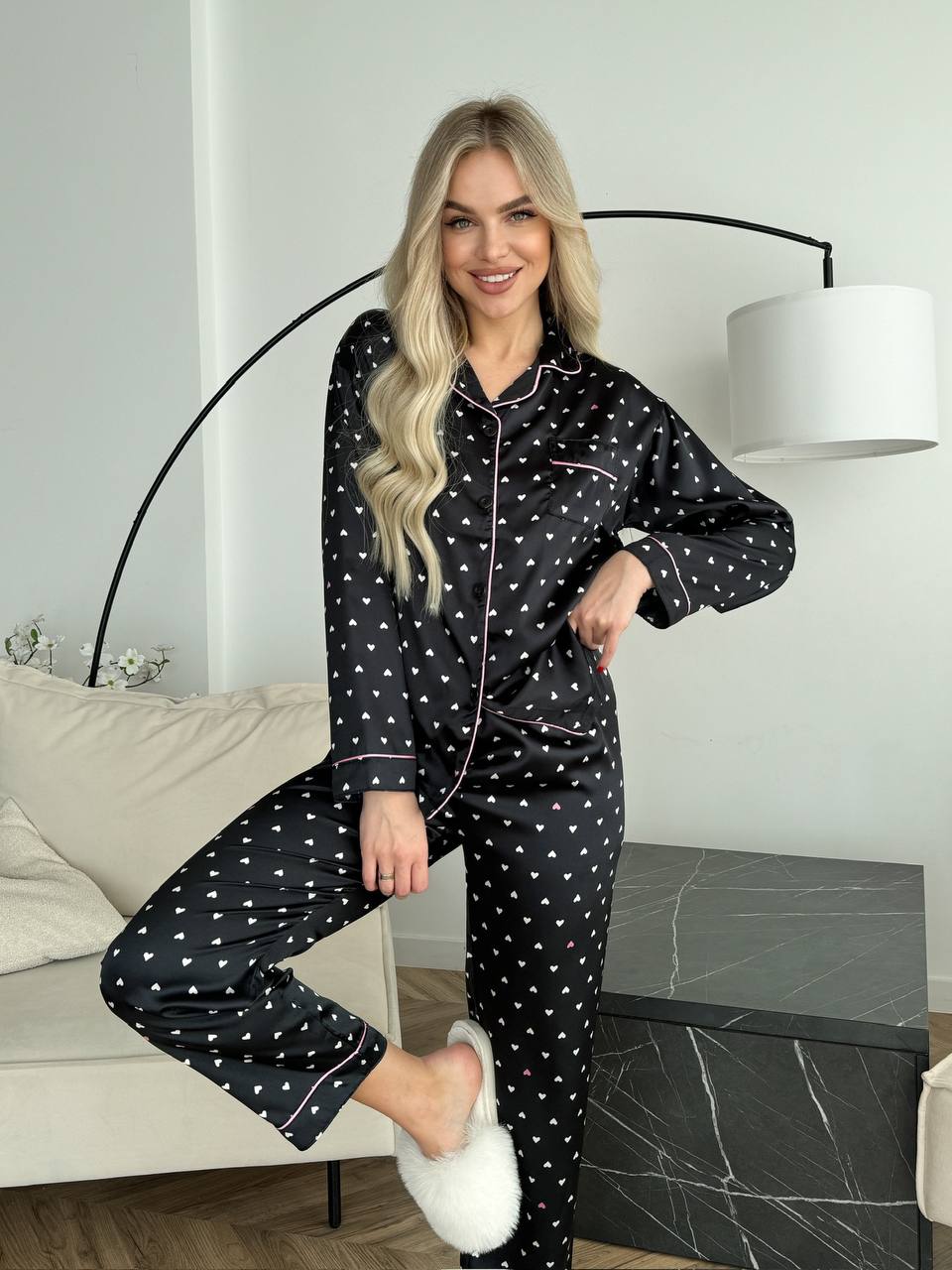 Silk pajamas