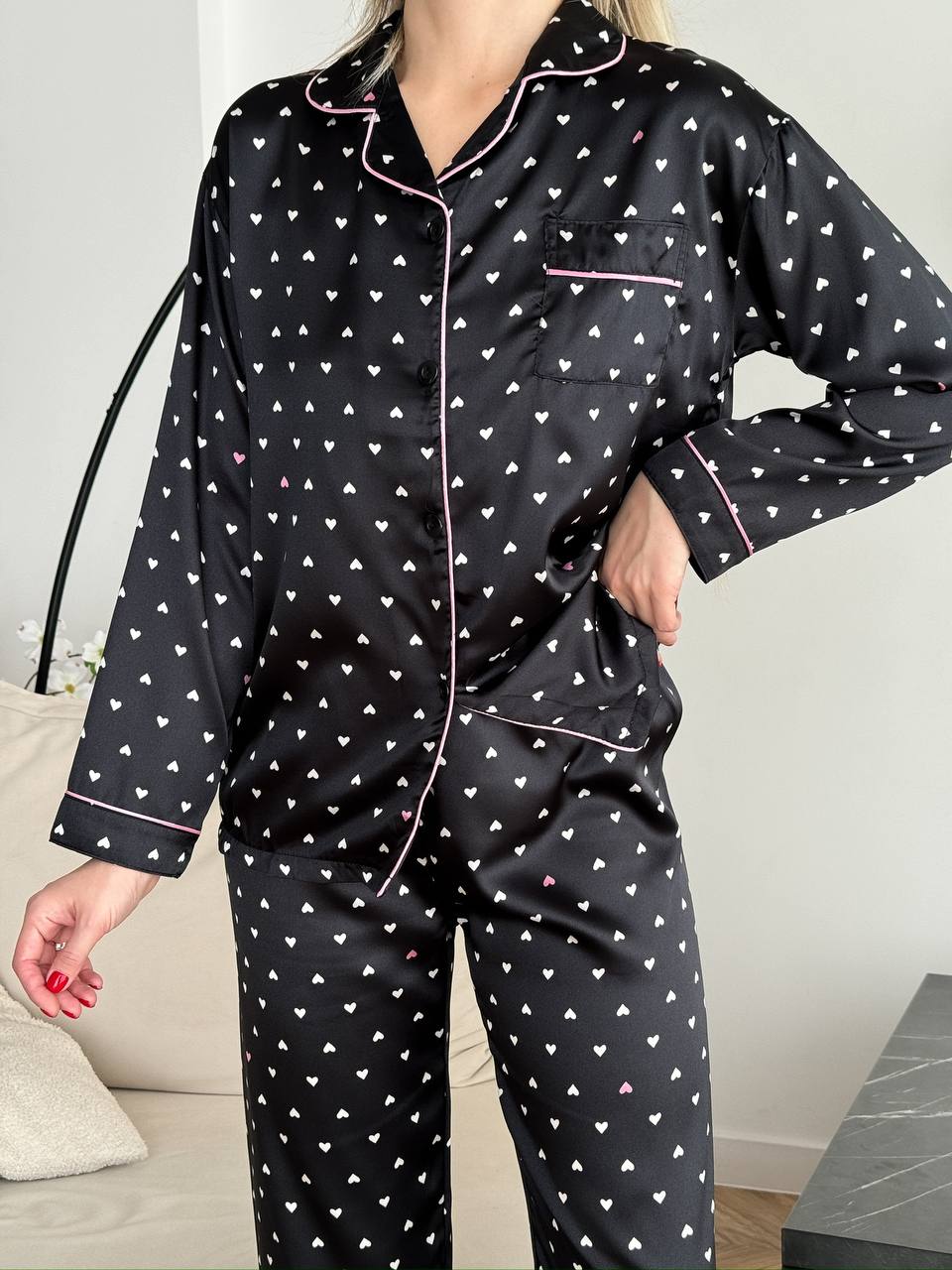 Seidenpyjama