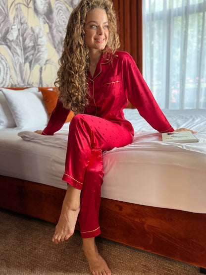 Silk pajamas