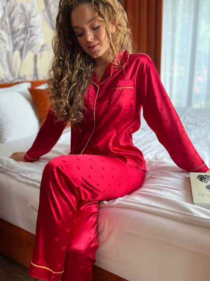 Silk pajamas