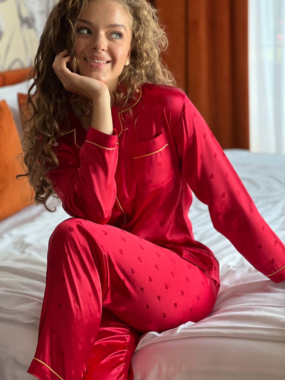 Silk pajamas