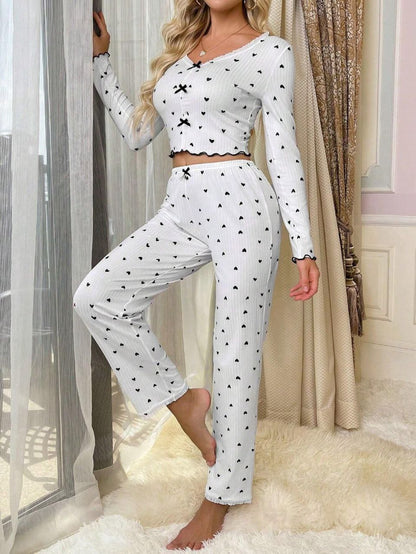 Romantic pajamas pants