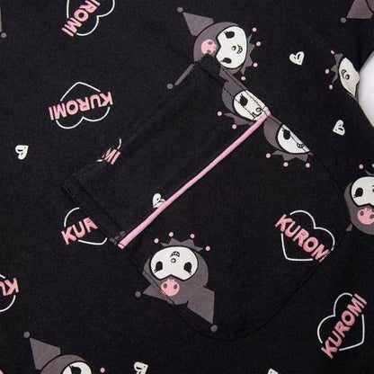 Kuromi Pyjama mit rosa Rand